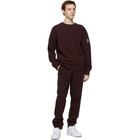 Helmut Lang Burgundy Patch Sweatshirt