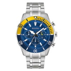 Bulova Classic Chronograph Quartz Blue Dial Mens Watch 98A245