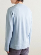 James Perse - Cotton-Jersey Sweatshirt - Blue