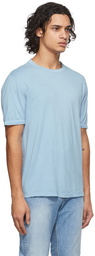 Officine Générale Blue Cotton T-Shirt