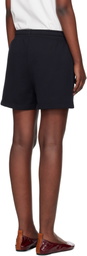 Maison Kitsuné Black Baby Fox Patch Regular Jog Shorts