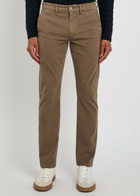 7 For All Mankind Slimmy Chino Cotton-blend Trousers Brown