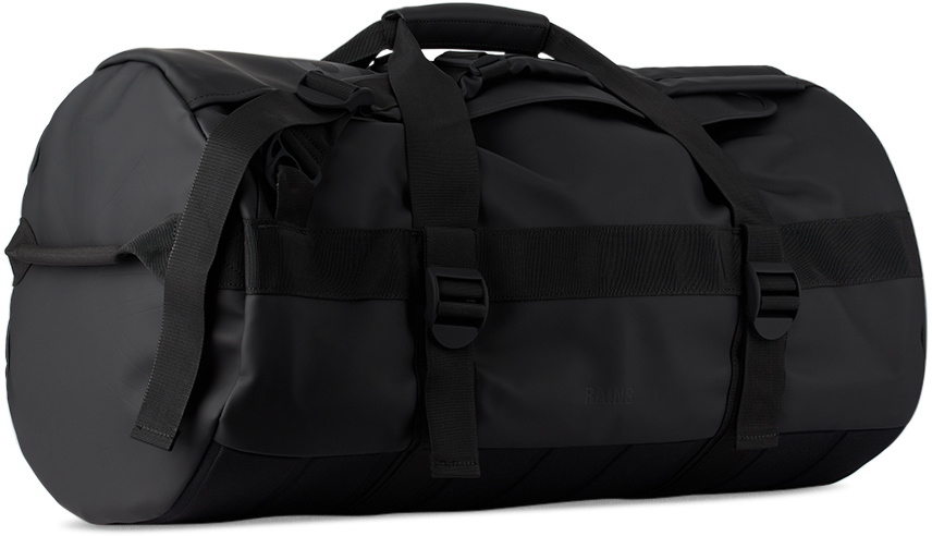 RAINS Black Texel Duffle Bag