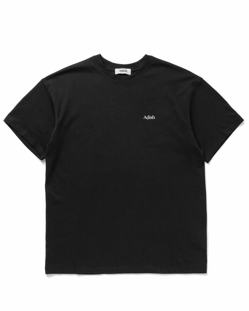 Photo: Adish Short Sleeve Qrunful Logo T Shirt Black - Mens - Shortsleeves
