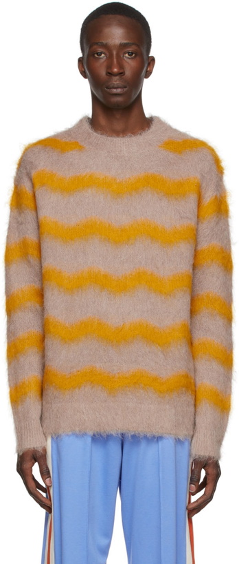 Photo: Acne Studios Yellow Alpaca Sweater