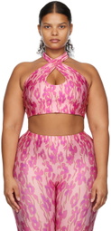 DOS SWIM SSENSE Exclusive Pink Andi Tank Top