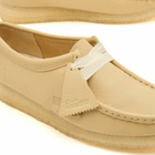 Clarks Originals Women's Leather Wallabee Boot in Pale Yellow Lea