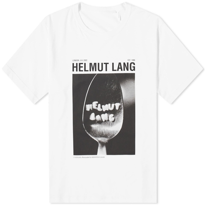 Photo: Helmut Lang Men's Photo 1 T-Shirt in White