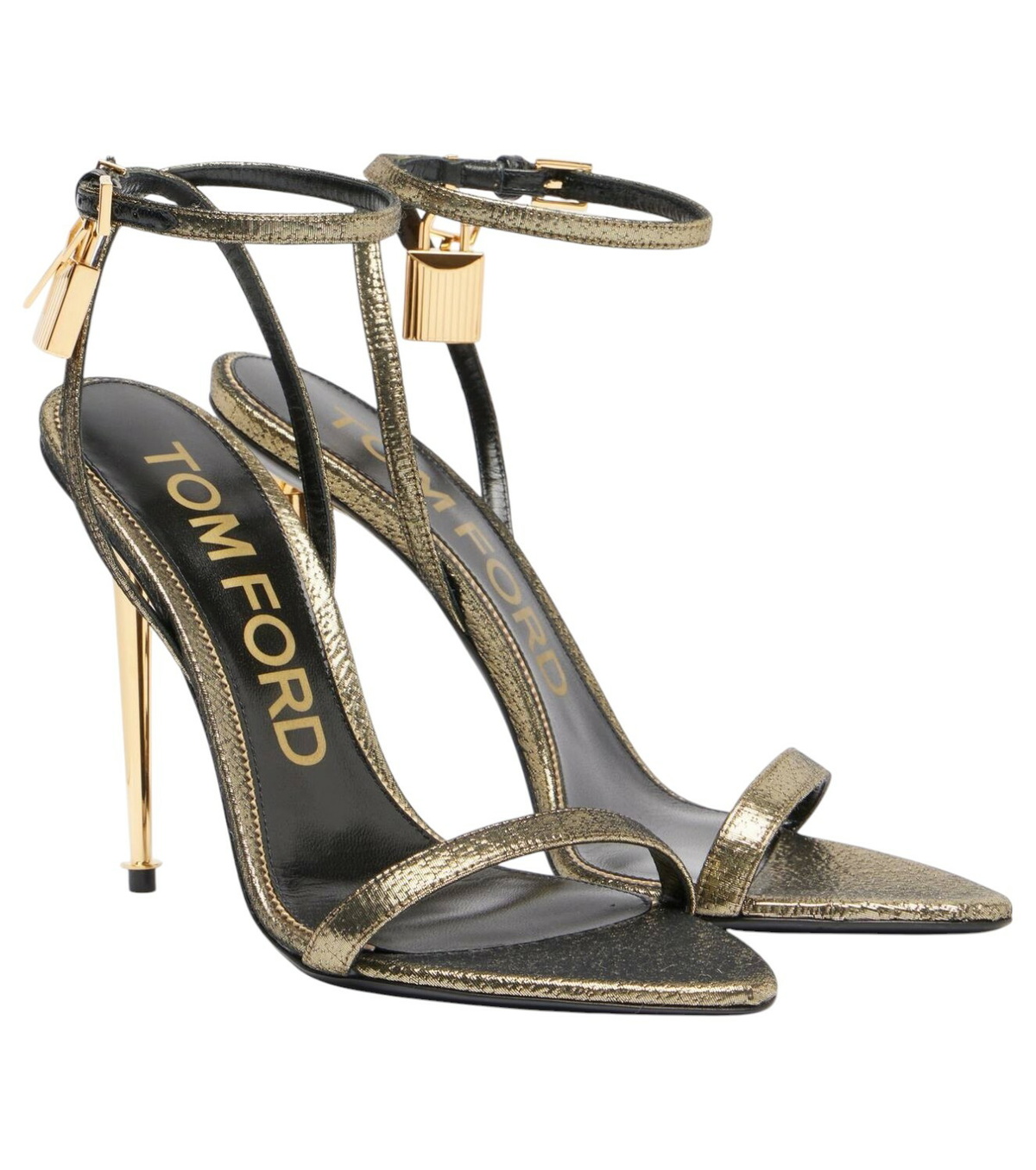 Tom Ford - T crystal-embellished satin sandals TOM FORD