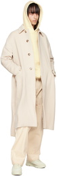 Axel Arigato Beige Robe Wrap Coat