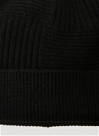 Intreccio Knit Beanie Hat in Black