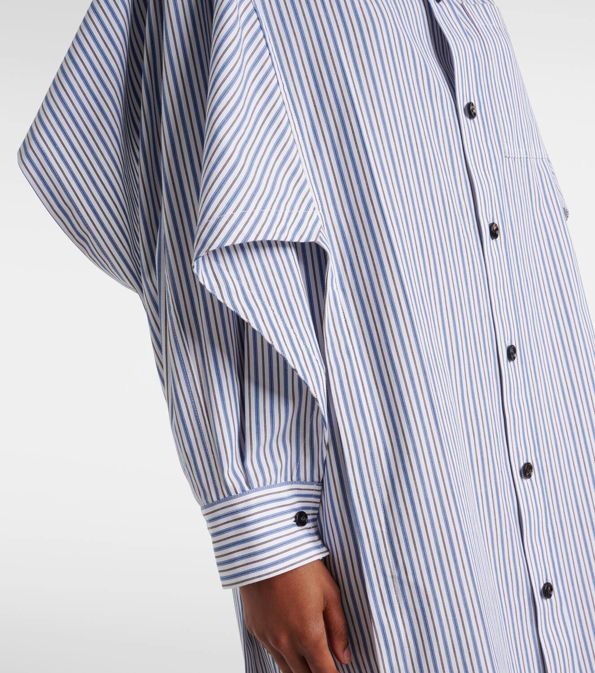 Bottega Veneta Striped cotton shirt dress