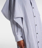 Bottega Veneta Striped cotton shirt dress