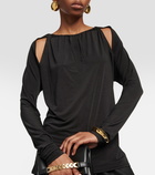 Victoria Beckham Cutout ruched top