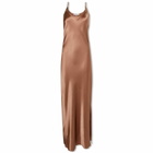 Mother of All Women's Kelly Maxi Slip Dress in Moka