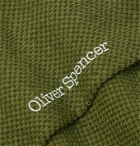 Oliver Spencer Loungewear - Miller Mélange Stretch Cotton-Blend Socks - Green