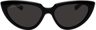 Balenciaga Black Cat-Eye Sunglasses