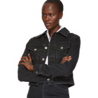Matthew Adams Dolan Black Denim Shrunken Jacket
