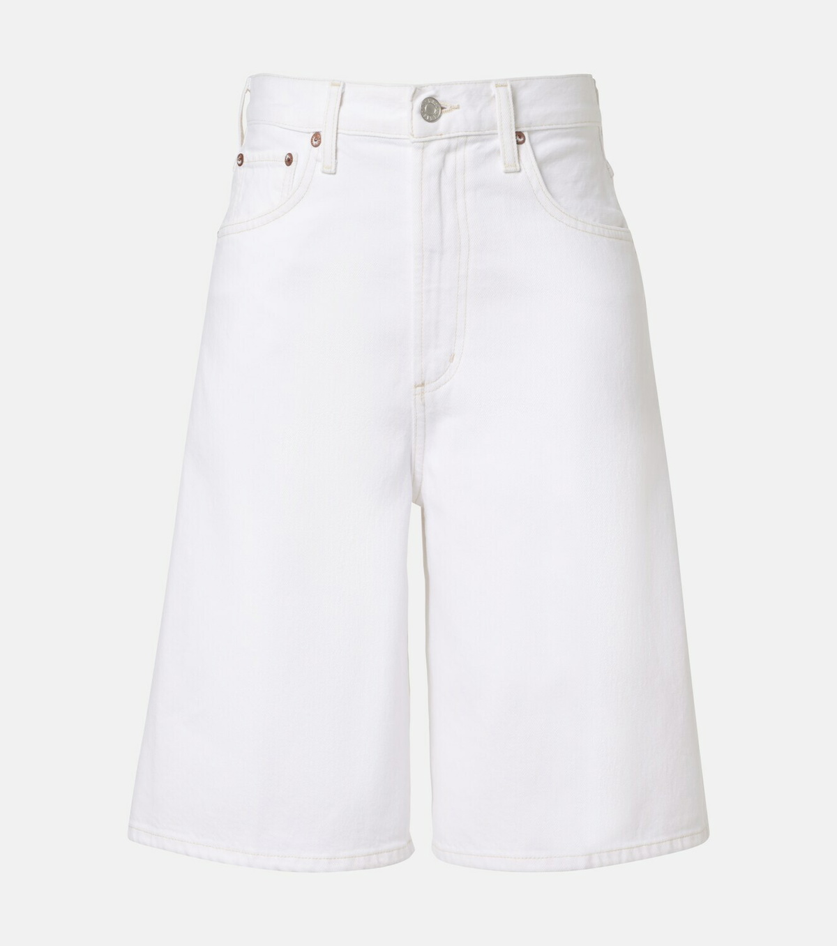 Agolde Nolan denim Bermuda shorts