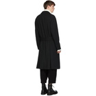 Yohji Yamamoto Black Belt Trench Coat