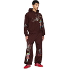 Chopova Lowena Brown Feelings Hope Sweatpants