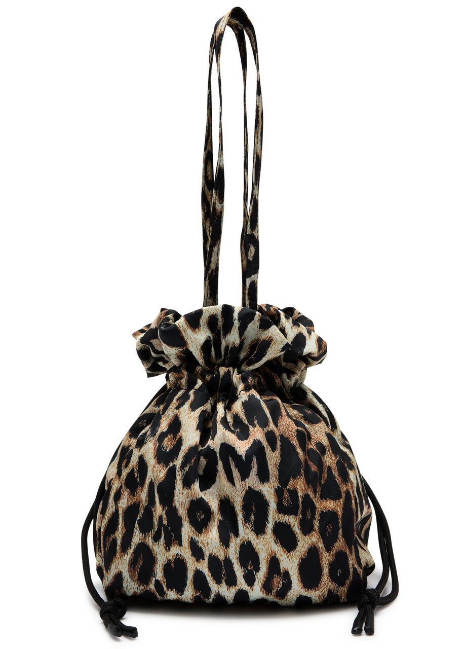 Damson Madder Leopard-print Shell top Handle bag - One Size