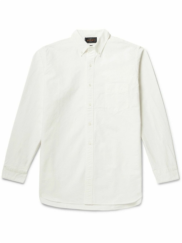 Photo: Beams Plus - Button-Down Collar Cotton Oxford Shirt - White