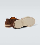 Brunello Cucinelli Suede penny loafers