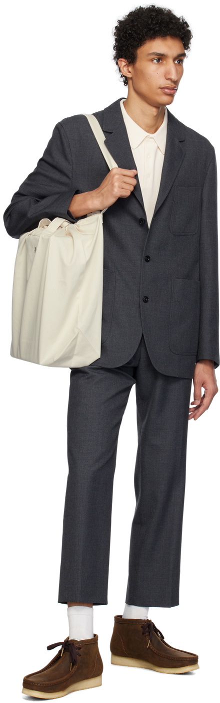 POTTERY Gray Tapered Leg Trousers
