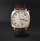 Vacheron Constantin - Historiques American 1921 Hand-Wound 40mm 18-Karat Pink Gold and Alligator Watch, Ref. No. 82035/000R-9359 - White
