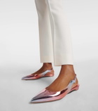 Christian Louboutin Hot Chickita Sling leather slingback flats