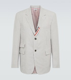 Thom Browne - Tricolor pinstriped cotton blazer