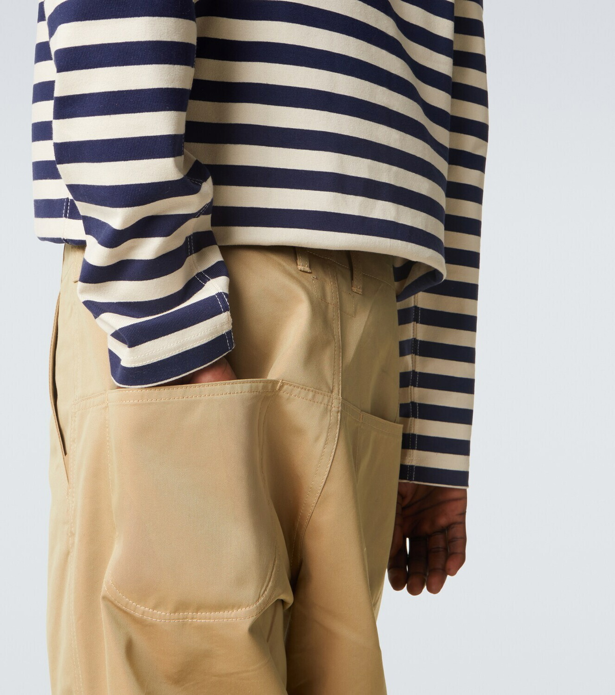 Junya Watanabe Cotton-blend straight pants
