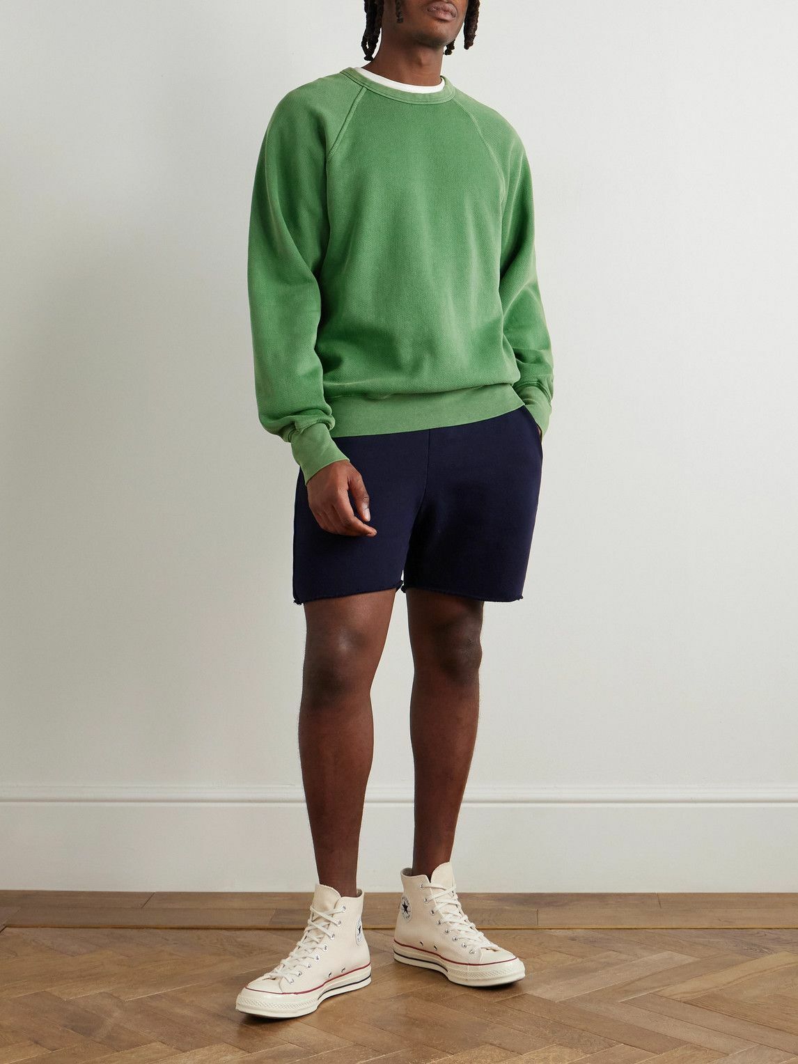 Les Tien - Cotton-Jersey Sweatshirt - Green