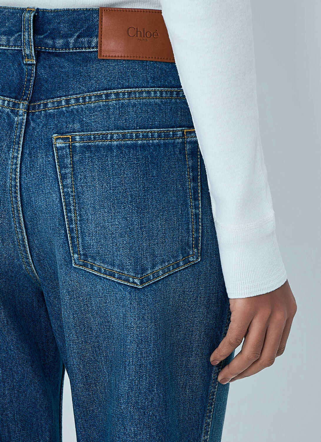 Chloé High-Rise Capri Jeans