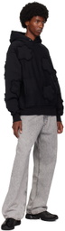 FORMA Black Embroidered Hoodie