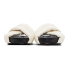 Jil Sander Beige Criss Cross Sandals