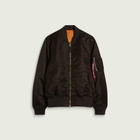 Alpha Industries Men's MA-1 Heritage Bomber Jacket in Hunter Brown