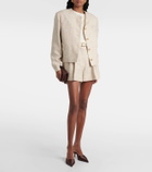 Blazé Milano Selle linen and cotton blend shorts