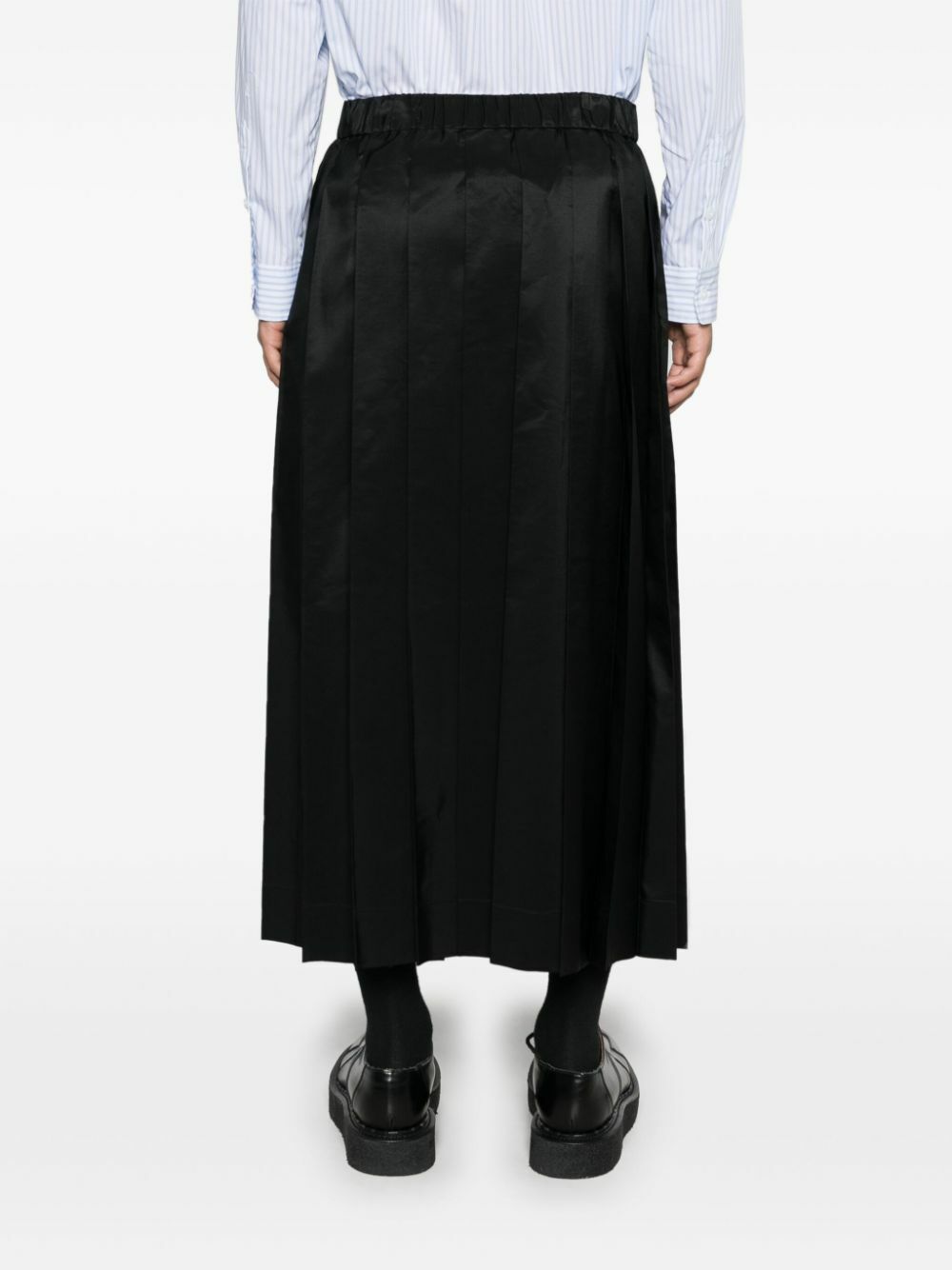 Simone Rocha Pleated Elasticated-Waist Kilt Skirt Simone Rocha