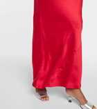 Norma Kamali Halterneck satin gown