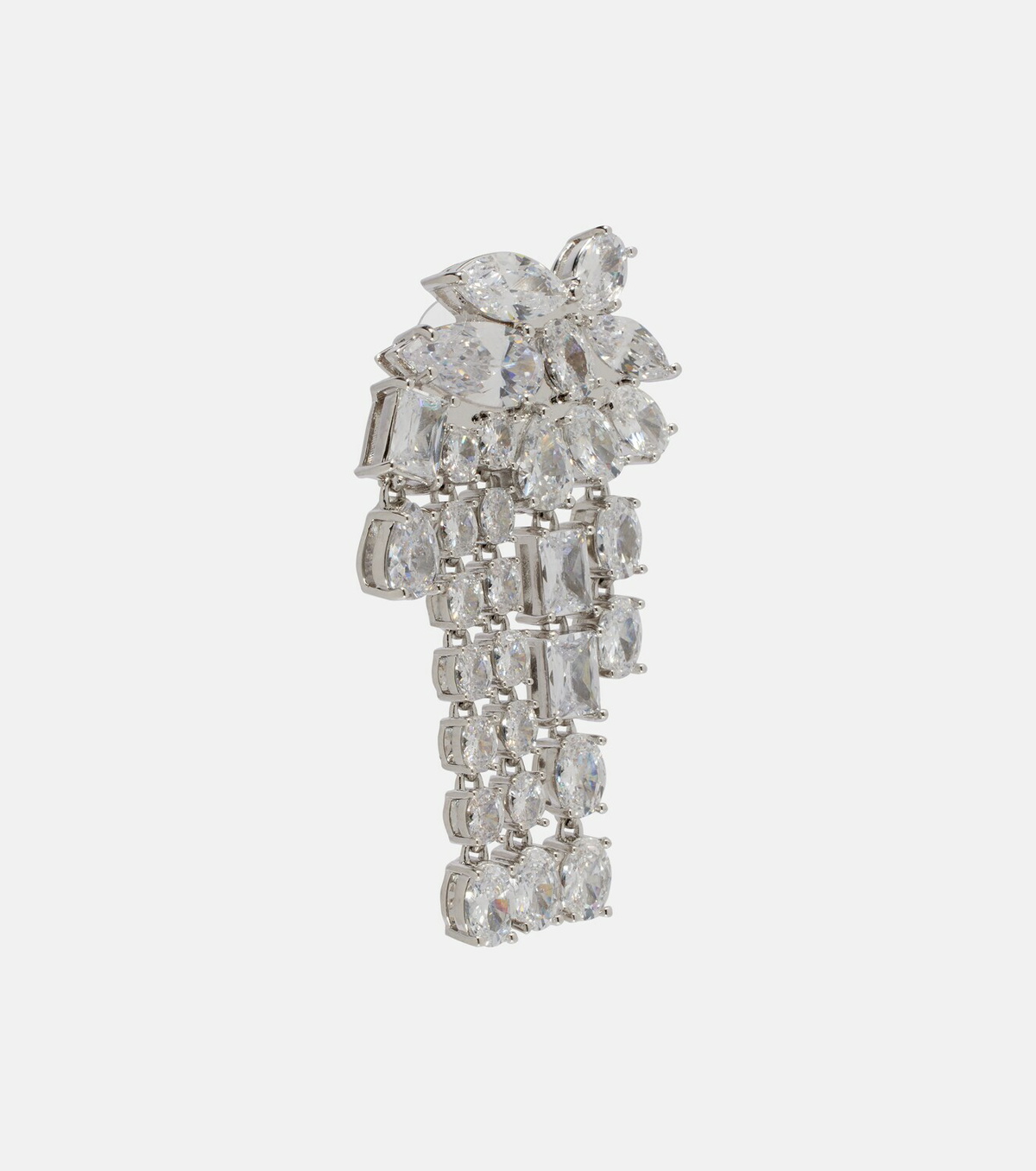 Self-Portrait Crystal-embellished drop earrings