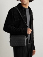 Salvatore Ferragamo - Logo-Embossed Leather Messenger Bag