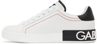 Dolce & Gabbana White Portofino Sneakers