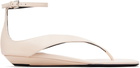 Loulou de Saison Pink Zio Flip Flop Sandals