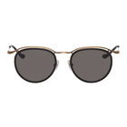 Matsuda Black and Gold M3093 Sunglasses