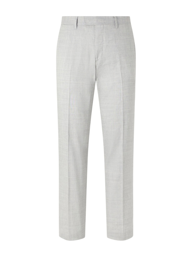 Photo: Mr P. - Straight-Leg Linen and Wool-Blend Suit Trousers - Gray