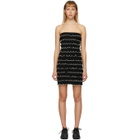 Victor Glemaud Black Knit Layer Dress