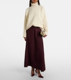 Fforme Carina satin maxi skirt