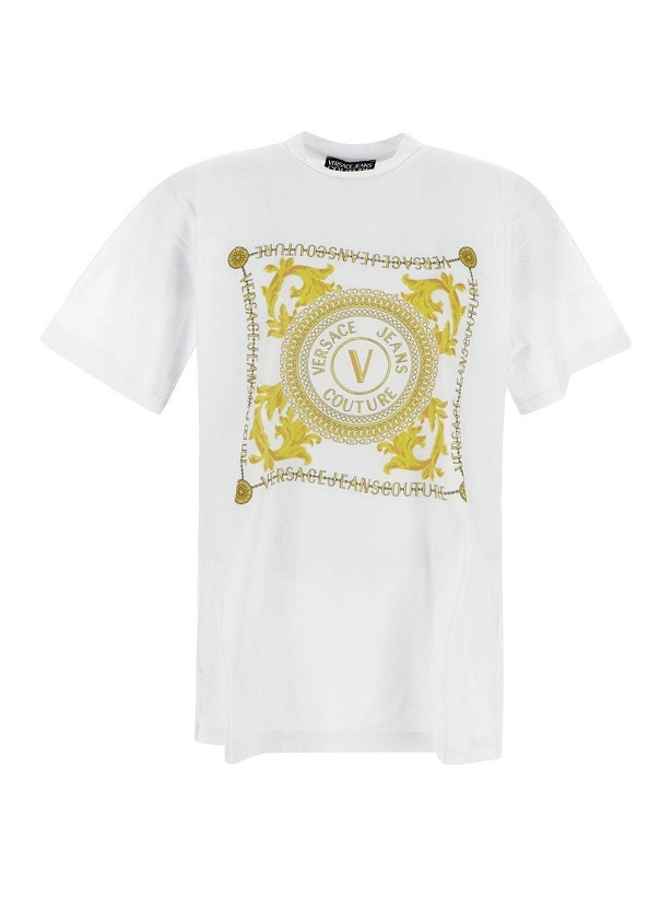 Photo: Versace Jeans Couture Foulard Logo Print T Shirt